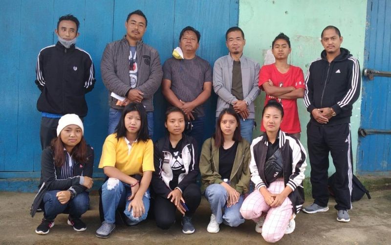 A send-off programme was held for the 6 girls representing Zunheboto District for the State Cricket coaching in Dimapur on September 19 at Centre point Zunheboto. (Morung Photo)